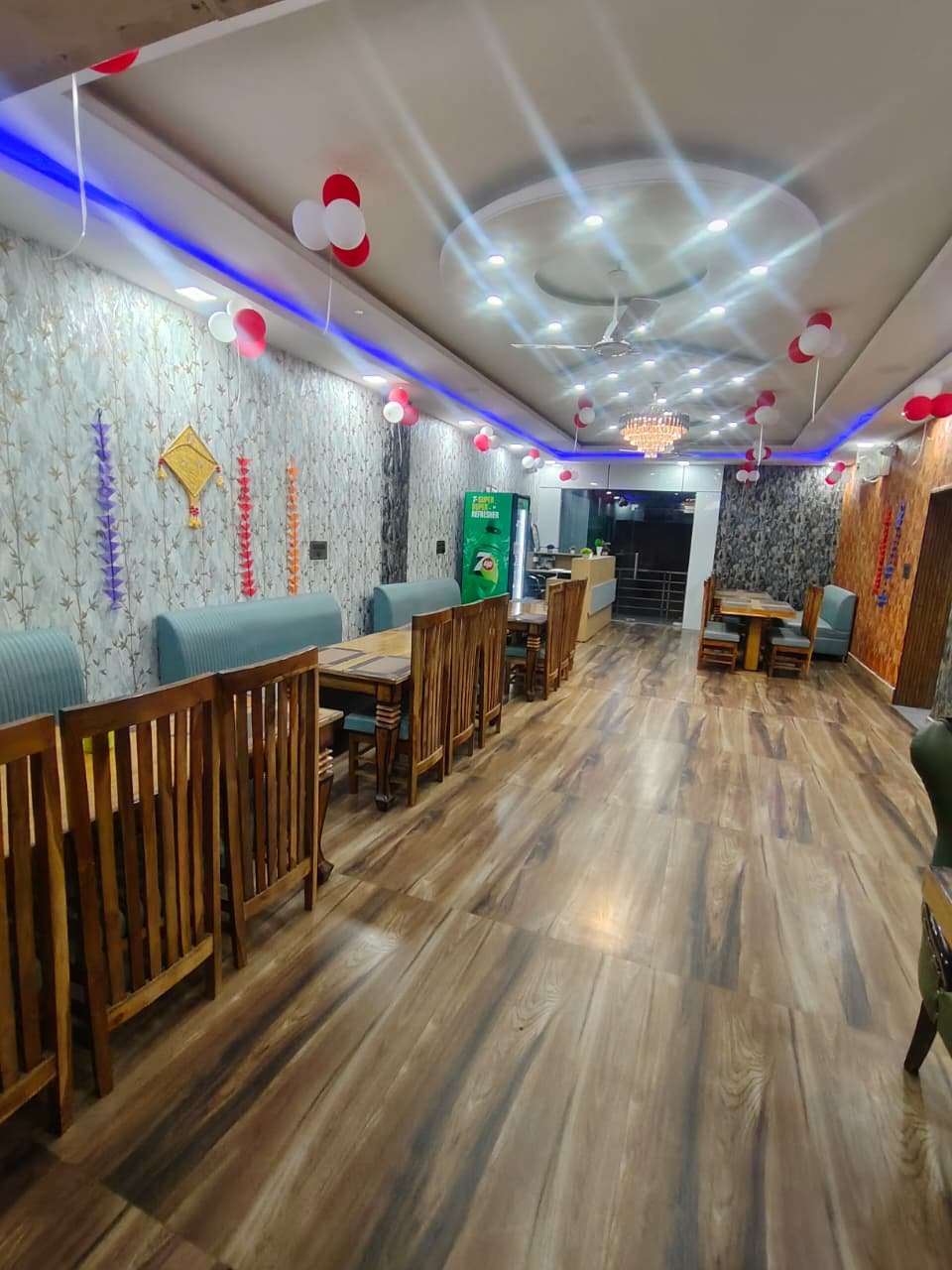 Hotel reception interior